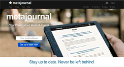 Desktop Screenshot of metajournal.com