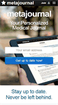 Mobile Screenshot of metajournal.com