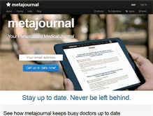 Tablet Screenshot of metajournal.com